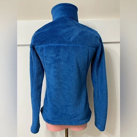 Patagonia Full Zip Re-Tool Fleece Knit Blue Jacket Size XS - Picture 6 of 8